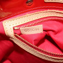 LOUIS VUITTON Monogram Vernis Reade PM Hand Bag Red Rouge M91088 LV Auth BA7208-12