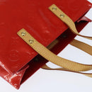 LOUIS VUITTON Monogram Vernis Reade PM Hand Bag Red Rouge M91088 LV Auth BA7208-6