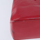 LOUIS VUITTON Monogram Vernis Wilshire Boulevard Bag Rose Pop M93643 Auth BA7211-16