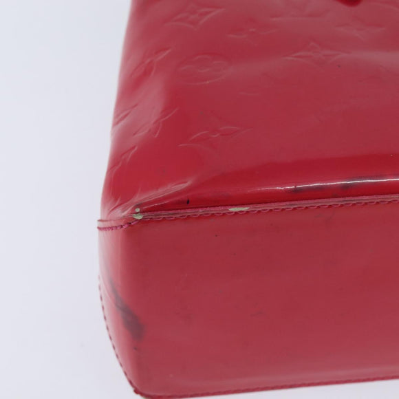LOUIS VUITTON Monogram Vernis Wilshire Boulevard Bag Rose Pop M93643 Auth BA7211