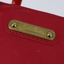 LOUIS VUITTON Monogram Vernis Wilshire Boulevard Bag Rose Pop M93643 Auth BA7211-17