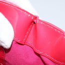LOUIS VUITTON Monogram Vernis Wilshire Boulevard Bag Rose Pop M93643 Auth BA7211-12