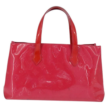 LOUIS VUITTON Monogram Vernis Wilshire Boulevard Bag Rose Pop M93643 Auth BA7211 - 0