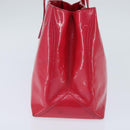 LOUIS VUITTON Monogram Vernis Wilshire Boulevard Bag Rose Pop M93643 Auth BA7211-3