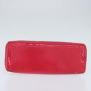 LOUIS VUITTON Monogram Vernis Wilshire Boulevard Bag Rose Pop M93643 Auth BA7211-5