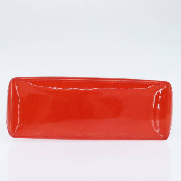 LOUIS VUITTON Monogram Vernis Wilshire PM Bag Rouge Grunadine M91723 Auth BA7212