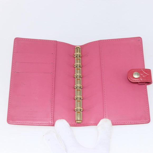 LOUIS VUITTON Vernis Agenda PM Day Planner Cover Fran Boise R2101F Auth BA7214V