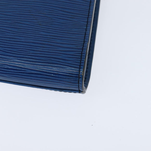 LOUIS VUITTON Epi Art Deco Clutch Tasche Blau M52635 LV Auth BA7217