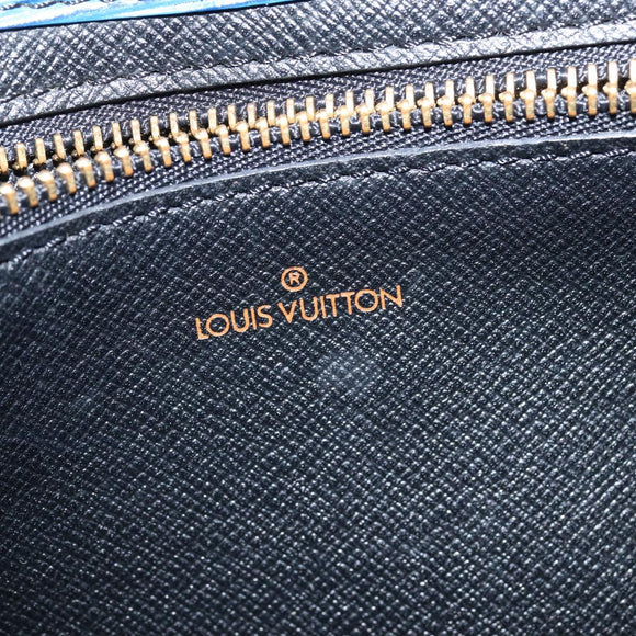 LOUIS VUITTON Epi Art Deco Clutch Bag Blue M52635 LV Auth BA7217