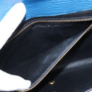 LOUIS VUITTON Epi Art Deco Clutch Tasche Blau M52635 LV Auth BA7217-11