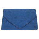LOUIS VUITTON Epi Art Deco Clutch Bag Blue M52635 LV Auth BA7217-13