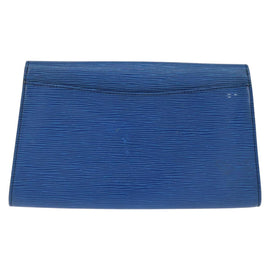 LOUIS VUITTON Epi Art Deco Clutch Bag Blue M52635 LV Auth BA7217 - 0