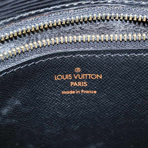 LOUIS VUITTON Epi Saint Cloud GM Shoulder Bag Black Noir M52192 LV Auth BA7219