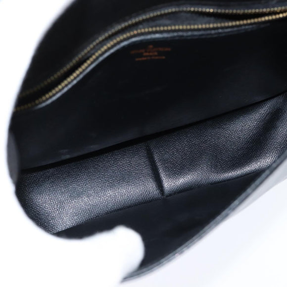 LOUIS VUITTON Epi Saint Cloud GM Shoulder Bag Black Noir M52192 LV Auth BA7219