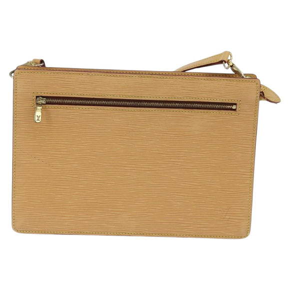 LOUIS VUITTON Epi Angian Shoulder Bag Beige M52116 LV Auth BA7220