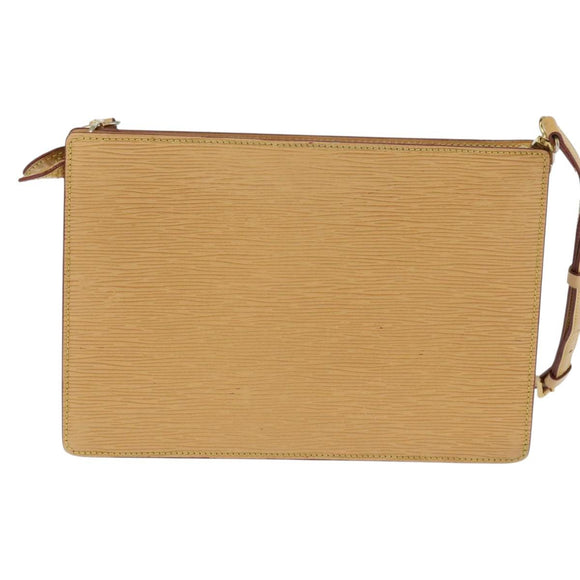 LOUIS VUITTON Epi Angian Shoulder Bag Beige M52116 LV Auth BA7220