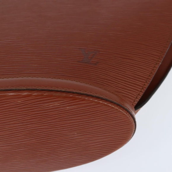 LOUIS VUITTON Epi Saint Jacques Hand Bag Brown M52263 LV Auth BA7223