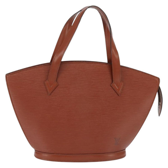 LOUIS VUITTON Epi Saint Jacques Hand Bag Brown M52263 LV Auth BA7223