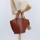 LOUIS VUITTON Epi Saint Jacques Hand Bag Brown M52263 LV Auth BA7223-21