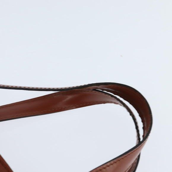 LOUIS VUITTON Epi Saint Jacques Hand Bag Brown M52263 LV Auth BA7223