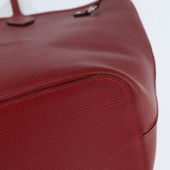 LOUIS VUITTON Epi Neverfull MM Tote Bag Red M41318 LV Auth BA7226