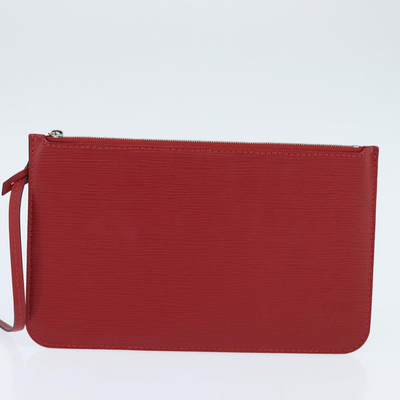 LOUIS VUITTON Epi Neverfull MM Tote Bag Red M41318 LV Auth BA7226