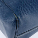 LOUIS VUITTON Epi Keepall 45 Boston Bag Blue M42975 LV Auth BA7237-17