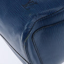 LOUIS VUITTON Epi Keepall 45 Boston Bag Blue M42975 LV Auth BA7237-8