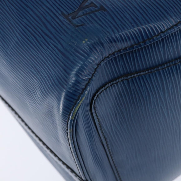 LOUIS VUITTON Epi Keepall 45 Boston Bag Blue M42975 LV Auth BA7237