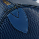 LOUIS VUITTON Epi Keepall 45 Boston Bag Blue M42975 LV Auth BA7237-18