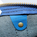 LOUIS VUITTON Epi Keepall 45 Boston Bag Blue M42975 LV Auth BA7237-11