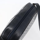 GUCCI Micro GG Canvas Shoulder Bag PVC Leather Navy Gold Auth BA7238-6