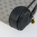 GUCCI Micro GG Canvas Clutch Bag PVC Leather Navy Gold 014 89 0094 Auth BA7239-15