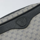GUCCI Micro GG Canvas Clutch Bag PVC Leather Navy Gold 014 89 0094 Auth BA7239-17