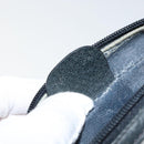 GUCCI Micro GG Canvas Clutch Bag PVC Leather Navy Gold 014 89 0094 Auth BA7239-12