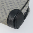 GUCCI Micro GG Canvas Clutch Bag PVC Leather Navy Gold 014 89 0094 Auth BA7239-7