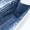 GUCCI Micro GG Canvas Bag PVC Leather Navy Gold 004 161 0670 Auth BA7240-20