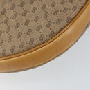 GUCCI Micro GG Supreme Shoulder Bag PVC Beige Gold 001 256 1324 Auth BA7242-16