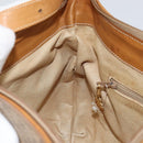 GUCCI Micro GG Supreme Shoulder Bag PVC Beige Gold 001 256 1324 Auth BA7242-21