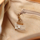 GUCCI Micro GG Supreme Shoulder Bag PVC Beige Gold 001 256 1324 Auth BA7242-10