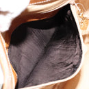 GUCCI Micro GG Supreme Shoulder Bag PVC Beige Gold 001 256 1324 Auth BA7242-11