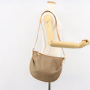GUCCI Micro GG Supreme Shoulder Bag PVC Beige Gold 001 256 1324 Auth BA7242-22