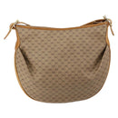 GUCCI Micro GG Supreme Shoulder Bag PVC Beige Gold 001 256 1324 Auth BA7242-2
