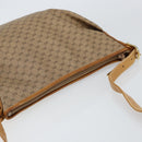 GUCCI Micro GG Supreme Shoulder Bag PVC Beige Gold 001 256 1324 Auth BA7242-6