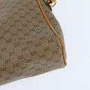 GUCCI Micro GG Supreme Shoulder Bag PVC Beige Gold 007 39 0014 Auth BA7243-16