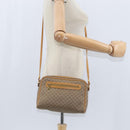 GUCCI Micro GG Supreme Shoulder Bag PVC Beige Gold 007 39 0014 Auth BA7243-20