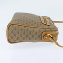 GUCCI Micro GG Supreme Shoulder Bag PVC Beige Gold 007 39 0014 Auth BA7243-4