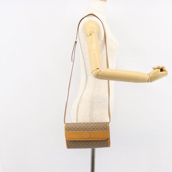 GUCCI Micro GG Supreme Shoulder Bag PVC Beige Gold 004 89 0265 Auth BA7244