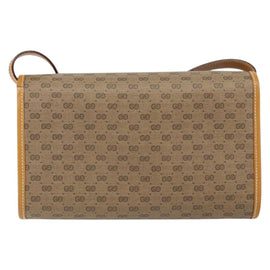 GUCCI Micro GG Supreme Shoulder Bag PVC Beige Gold 004 89 0265 Auth BA7244 - 0