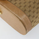 GUCCI Micro GG Supreme Shoulder Bag PVC Beige Gold Auth BA7245-15
